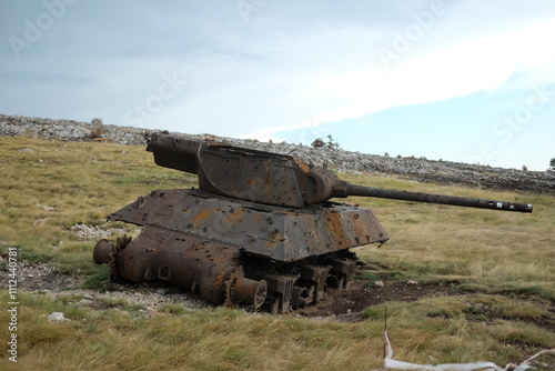 old abandoned tank
