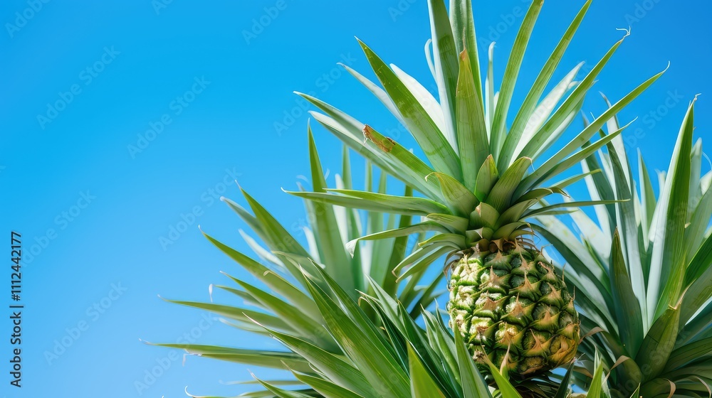 sky pineapple palm tree