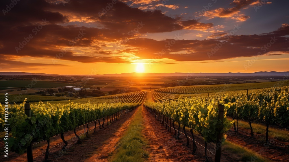 Naklejka premium scenic national drink wine day