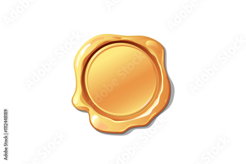 vector vintage isolated wax seal stamp
