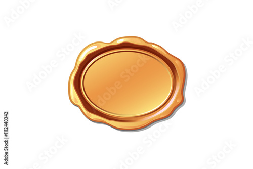 vector vintage isolated wax seal stamp
