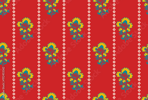 MUGHAL MOTIF SEAMLESS PATTERN TEXTILE DESIGN MOTIF