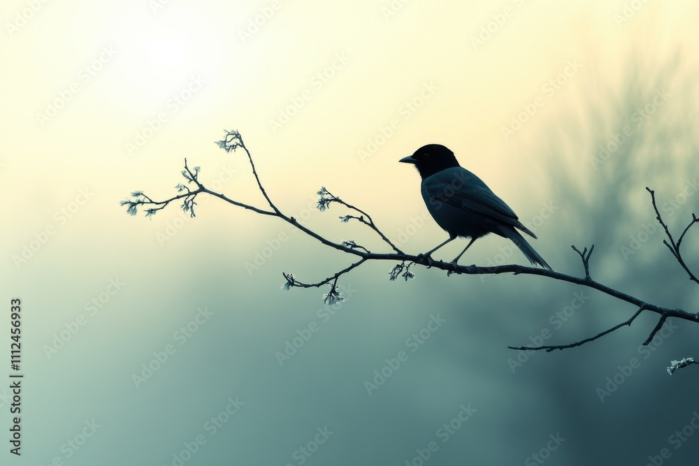 silhouette of a bird