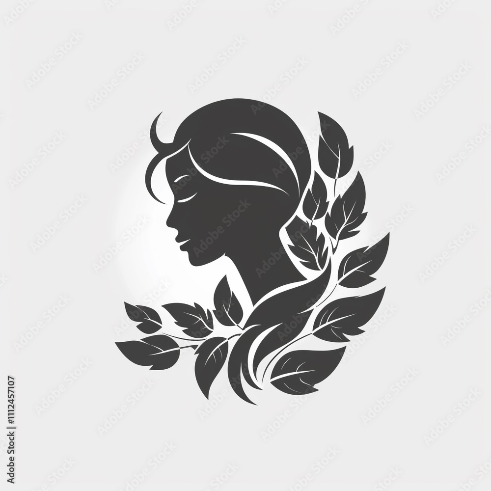 Beautiful beauty salon logo icon Beautiful beauty salon logo icon