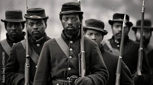 uniforms black civil war soldiers