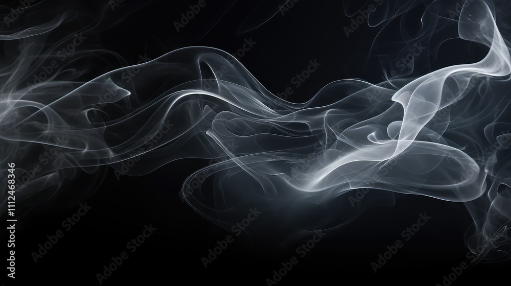 mysterious black background with smoke mysterious black background with smoke