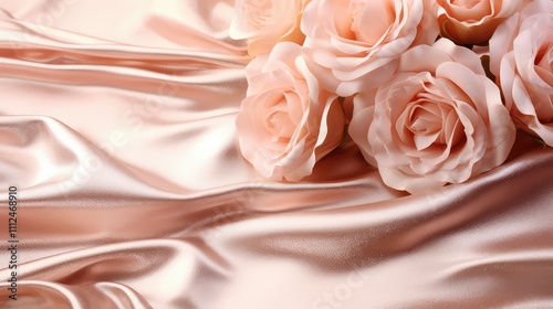 light rose gold metallic background