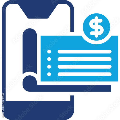 Digital Cheque Icon photo