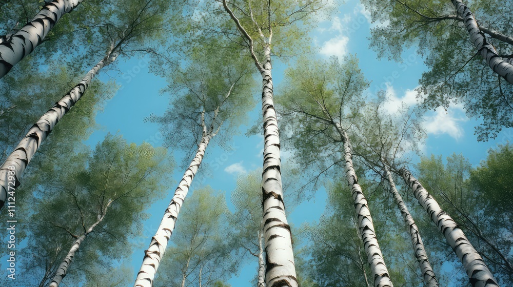 Fototapeta premium s tree looking up