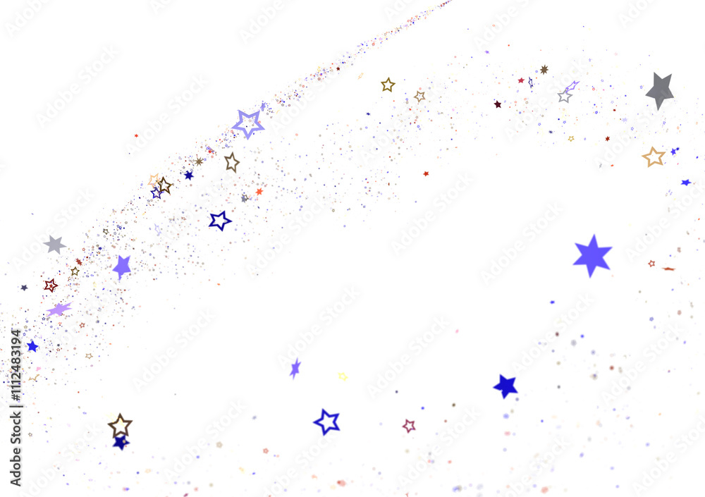 Fototapeta premium Colorful Starry Night Sky