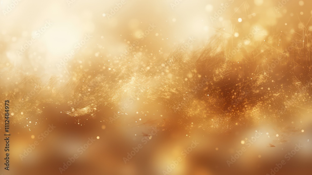 Obraz premium ethereal gold dust background