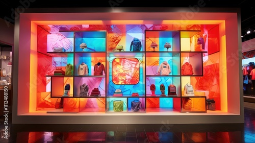 graphics light box wall