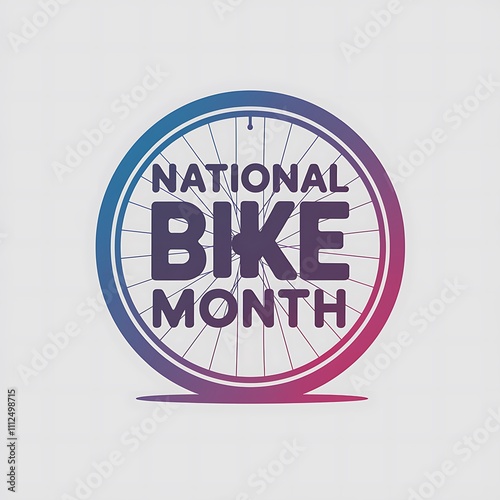 National Bike Month Celebration Bicycle Wheel Design