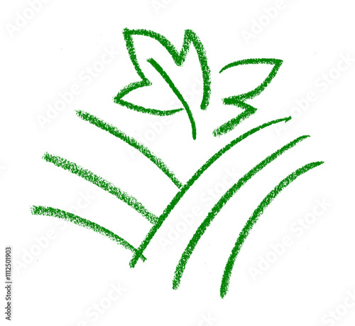 Grape Fields Wine Sommelier Related Icon Crayon Chalk Drawing Vector