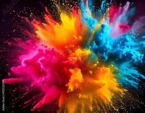 Beautiful Holi festival background