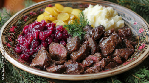 Reindeer Meat Delights. photo