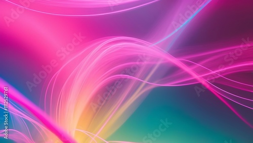 Bright neon grainy gradient abstract background, color blending effect, aesthetic soft texture
