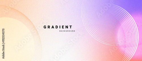Gradient pastel abstract background with circular shapes.