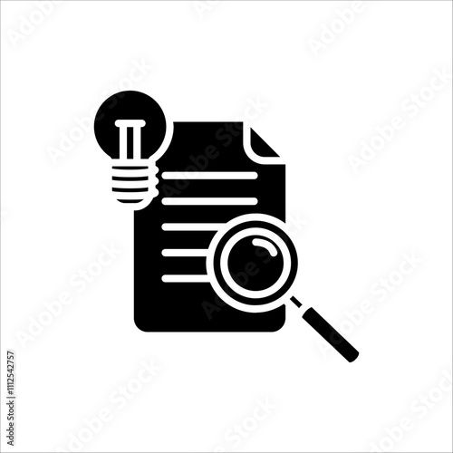 hypothesis icon. Science and Research Icon. Line vector hypothesis sign, symbol for web design.