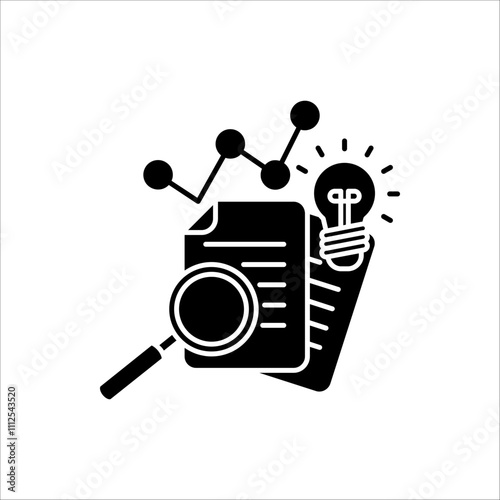 hypothesis icon. Vector illustration for web design, isolated on white background.