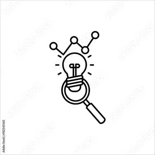 hypothesis icon. Vector illustration for web design, isolated on white background.