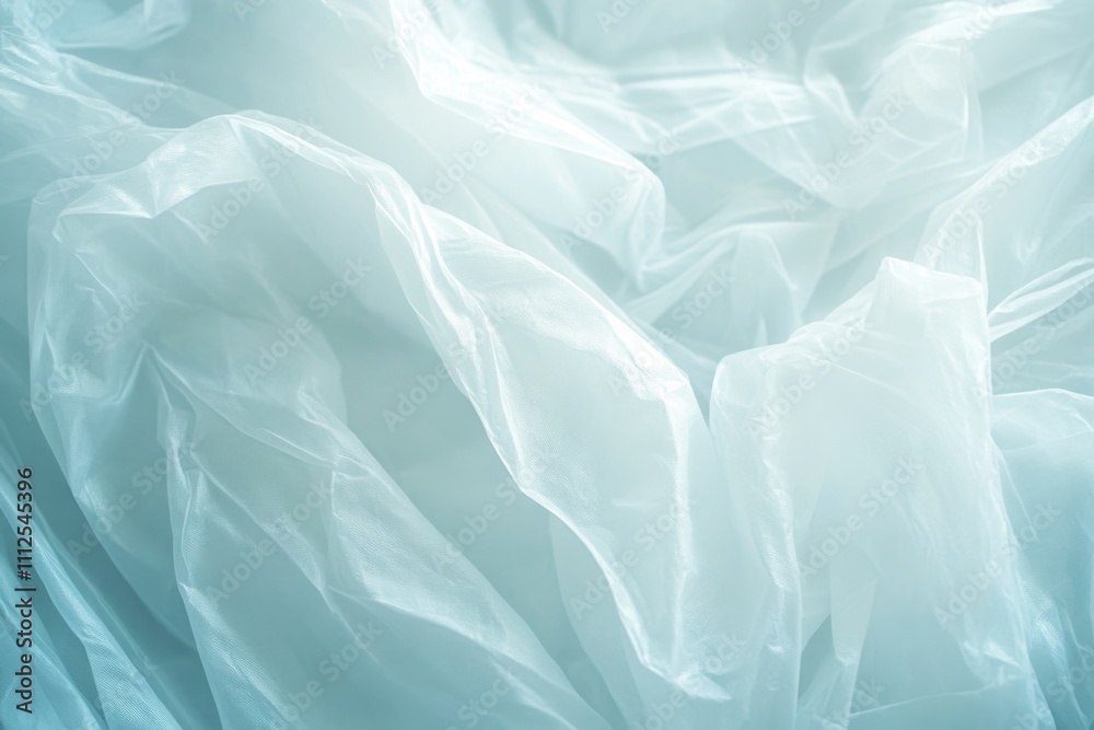 Obraz premium A close-up view of a cluster of plastic bags, ideal for use in environmental or waste management related contexts