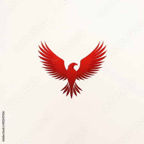 Here's a possible and keyword list for your image.. Red Eagle Soaring, Majestic Wings Spread.