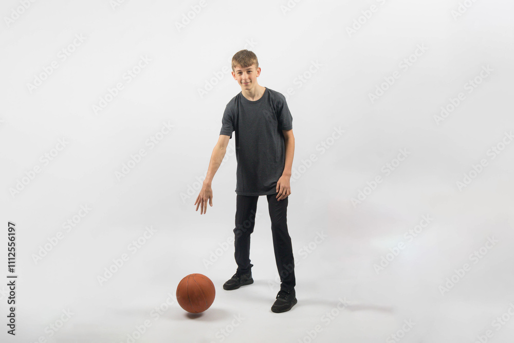 Fototapeta premium A Fifteen Year Old Teenage Boy