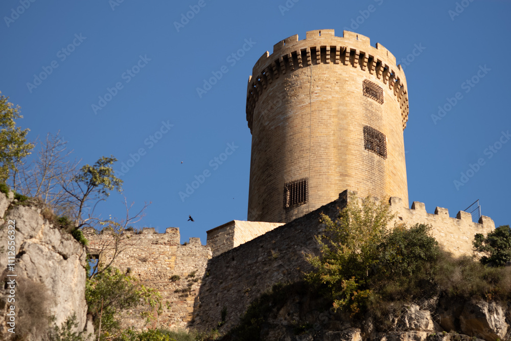 the tower of the castle of Foix the tower of the castle of Foix