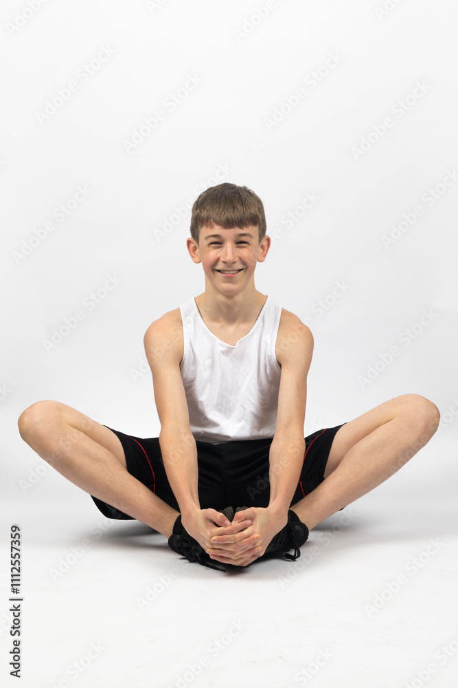 Fototapeta premium A Fifteen Year Old Teenage Boy