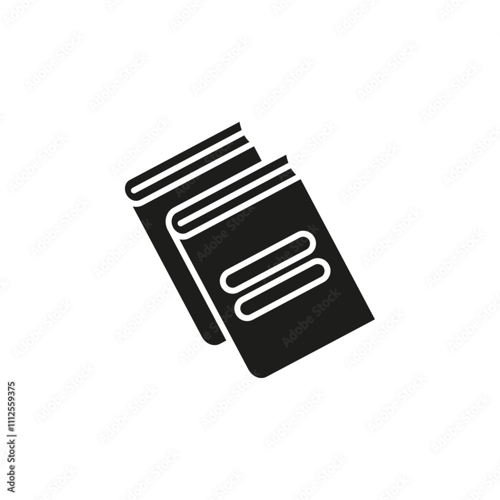 Books icon Symbol mark in Outline style Books icon Symbol mark in Outline style