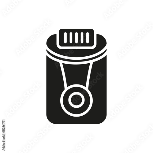 Laser epilation equipment icon Symbol mark in Outline style