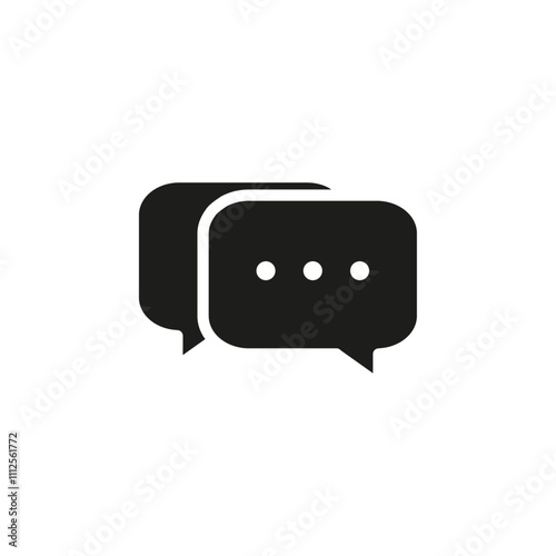 Live chat icon Symbol mark in Outline style