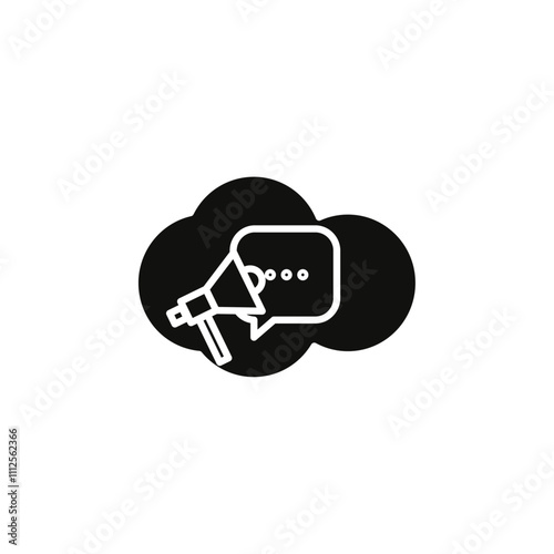 Persuasion icon Symbol mark in Outline style