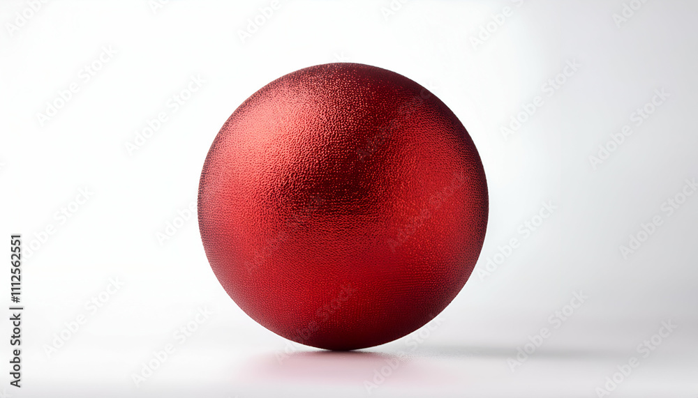 floated round red ball isolate on white background background floated round red ball isolate on white background background