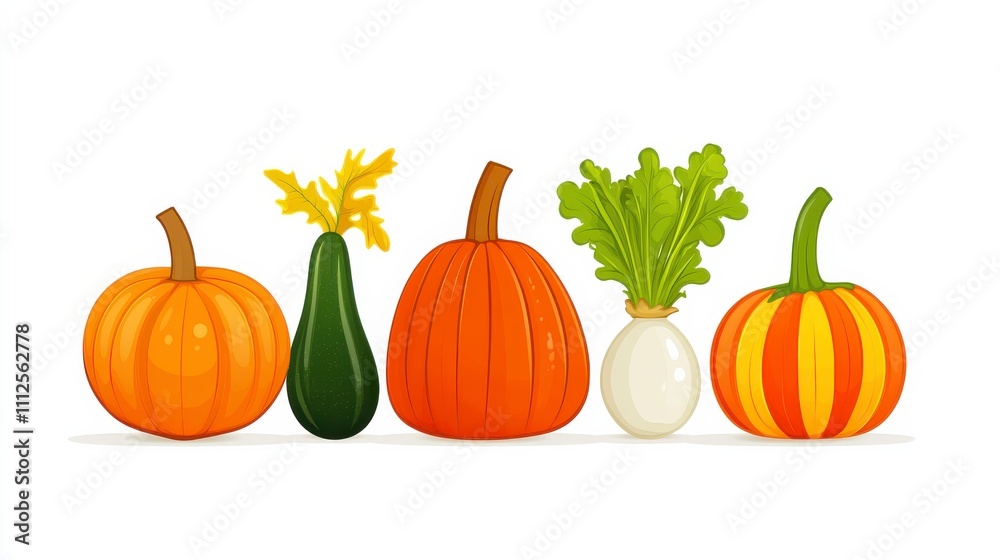 Colorful Vegetables and Fruits on a Bright Background Colorful Vegetables and Fruits on a Bright Background