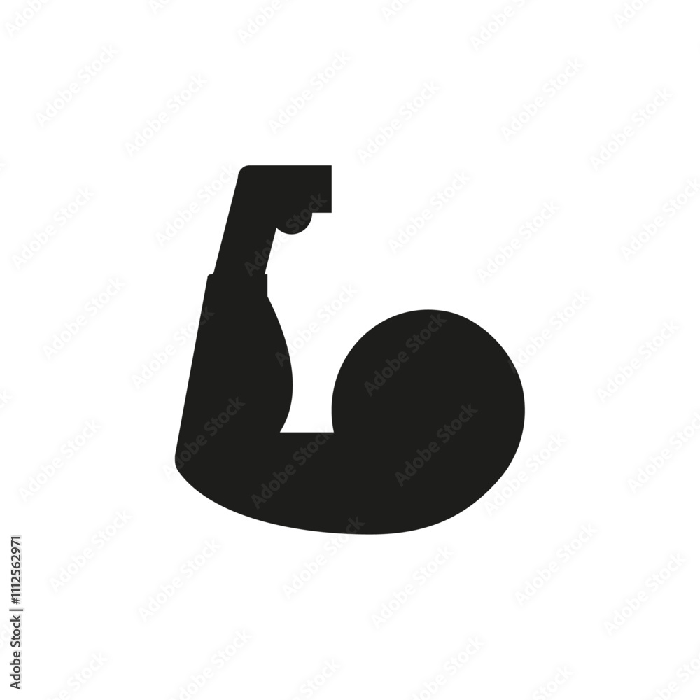 Strong hand icon Symbol mark in Outline style Strong hand icon Symbol mark in Outline style
