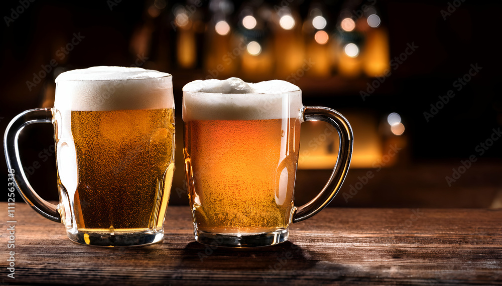 Glasses of beer Glasses of beer