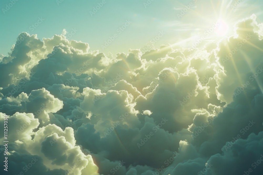 A bright sunbeam piercing through cloudy skies, a beautiful natural phenomenon A bright sunbeam piercing through cloudy skies, a beautiful natural phenomenon