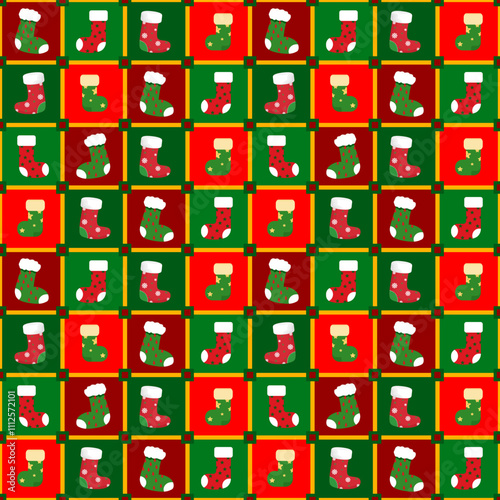 Christmas theme paper pattern for wrapping gifts and pattern for handkerchiefs
