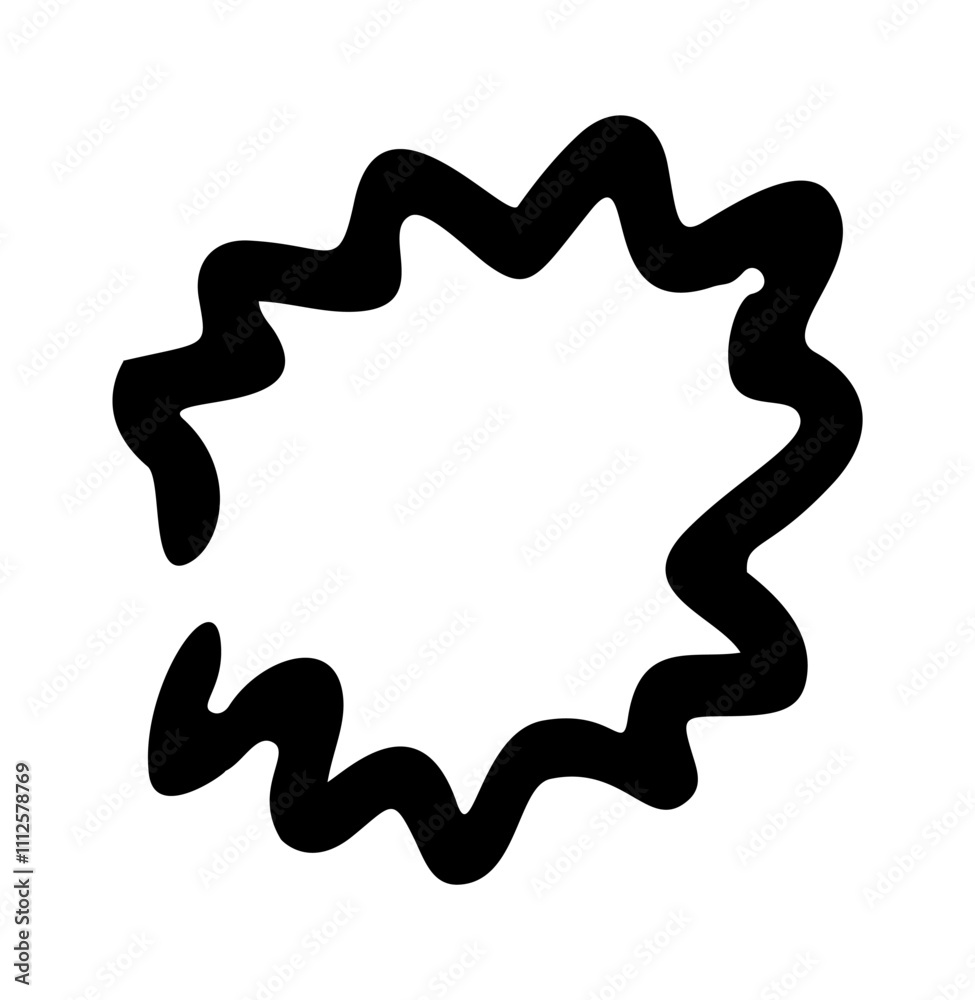 Doodle scratchy scribble blot frame Doodle scratchy scribble blot frame