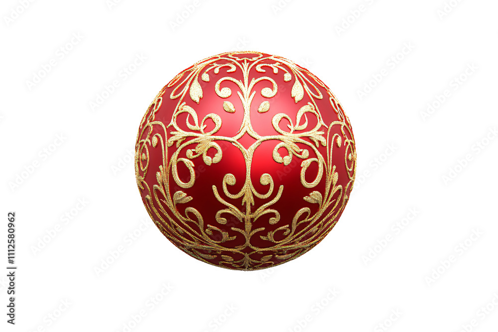a red and gold christmas ball a red and gold christmas ball