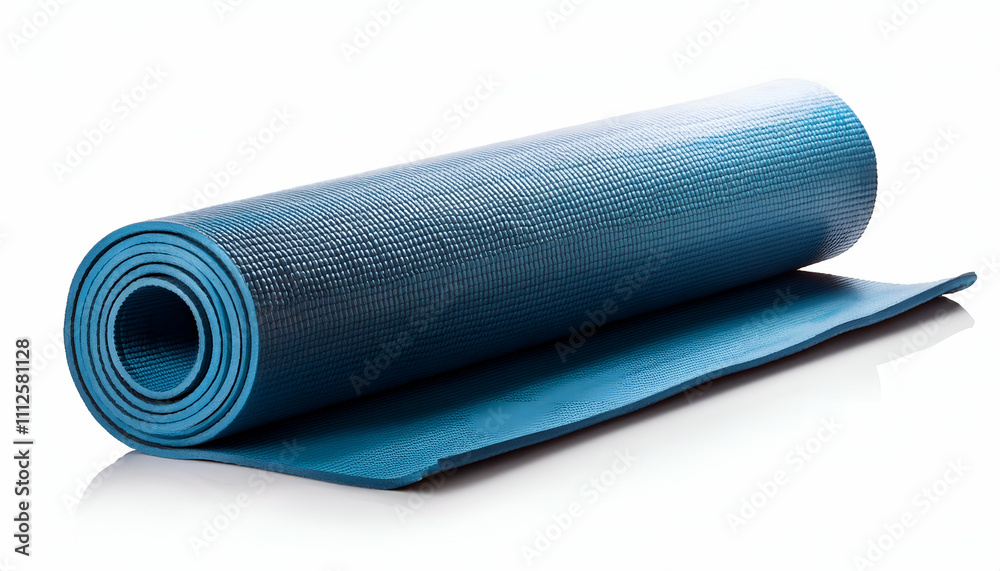 Yoga mat fitness isolated on white background Yoga mat fitness isolated on white background