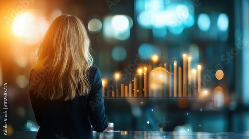 Investment stability insights by business woman in corporate sector