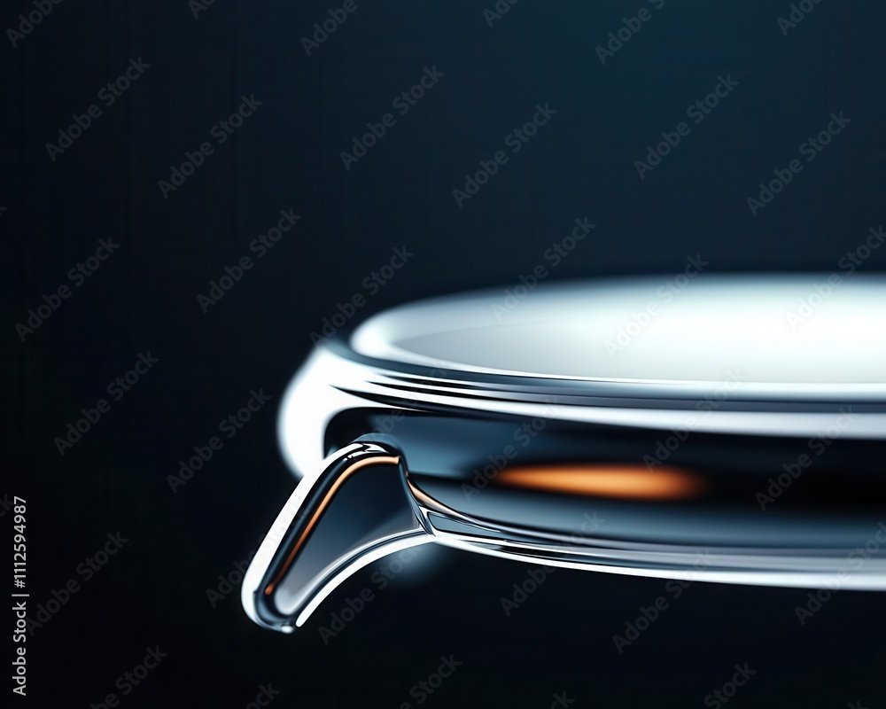 Detailed view of the antiglare coating on a smartwatch screen, improving visibility in bright sunlight