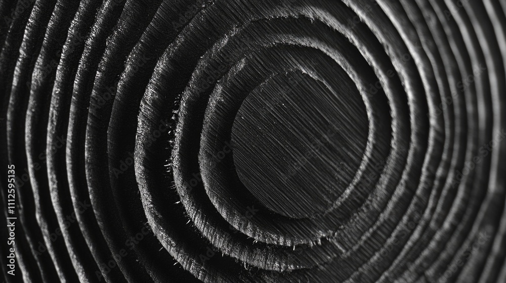 Obraz premium A close-up shot of a wooden surface in black and white