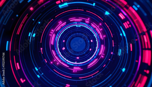 blue light glowing futuristic technology background