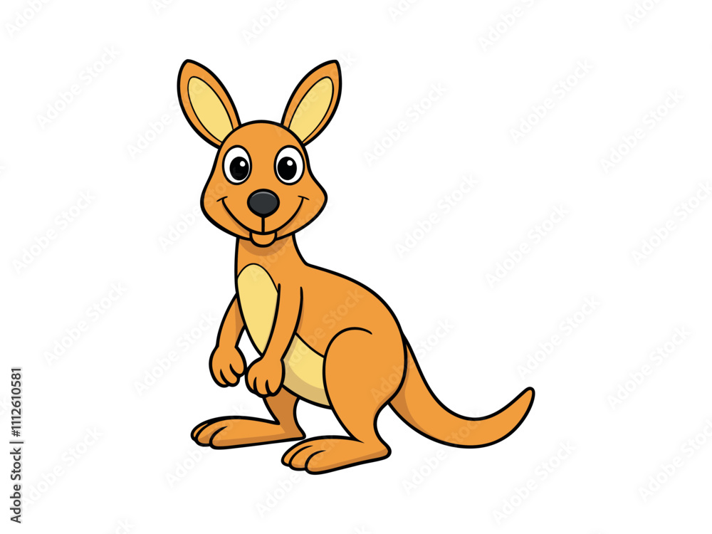 kangaroo cartoon illustration kangaroo cartoon illustration