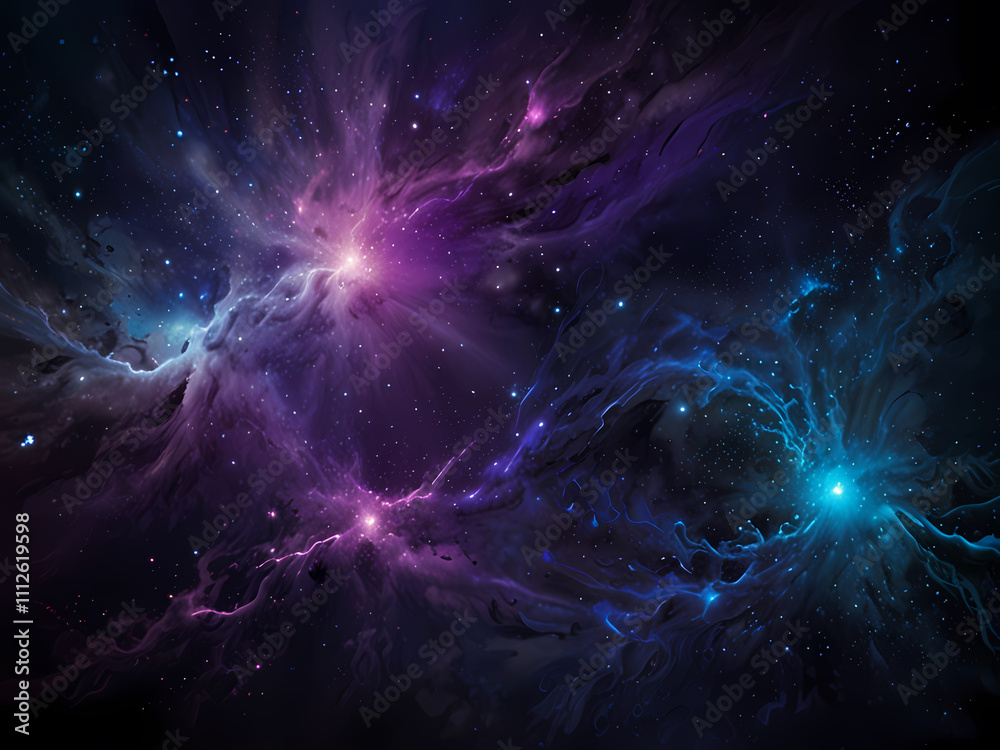 Vibrant, radiant purple energy swirls and pulses through the air, taking on a life of its own with wispy tendrils and Electric blue highlights that evoke a sense of dynamism and otherworldly power Vibrant, radiant purple energy swirls and pulses through the air, taking on a life of its own with wispy tendrils and Electric blue highlights that evoke a sense of dynamism and otherworldly power