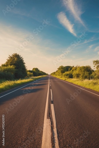 Sketch Drawing Road Summer Themed Wallpaper Background